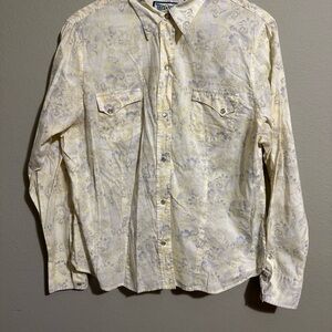 Shyanne Western Women's Long Sleeve Pearl Snap Shirt Size X-Large
